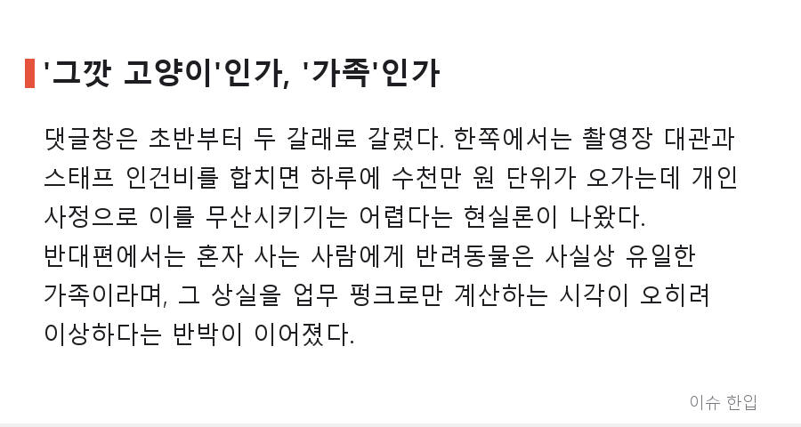 반려묘 유해를 냉장고에 둔 채 촬영장으로: 한 일본 배우의 활동 중단 소식이 남긴 질문 - 4/8