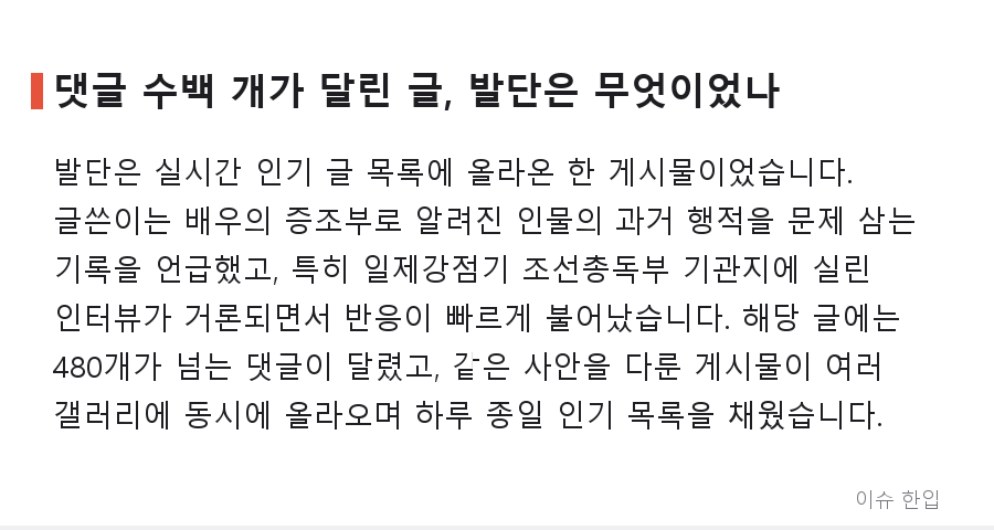 배우 하영 증조부 논란, 소속사가 "사실무근" 밝혔는데도 논쟁이 이어지는 이유 - 2/8