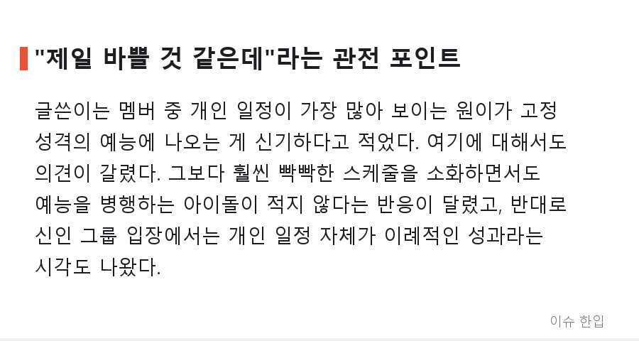 '정복'이라는 단어까지 나왔다, 리센느 놀토 출연에 갈린 반응 - 4/8
